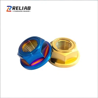 Tuercas de seguridad de aleación de titanio